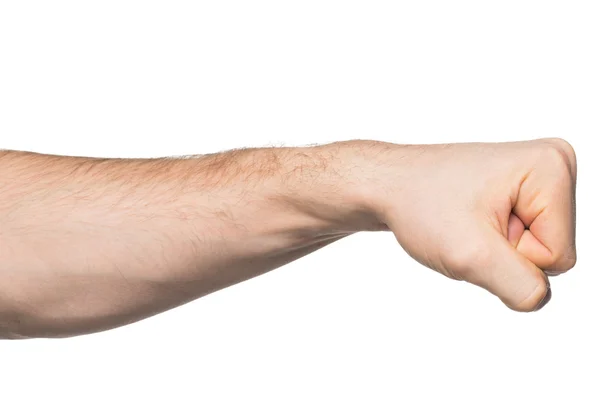 Рука с сжатым кулаком — стоковое фото