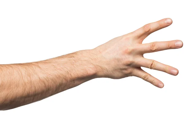 Contando gesto mão — Fotografia de Stock