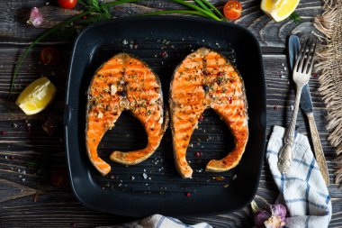 Somon ızgara biftek