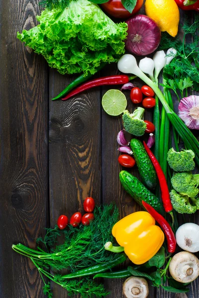 Verduras orgánicas frescas — Foto de Stock