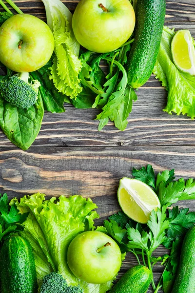 Taze yeşil sebzeler