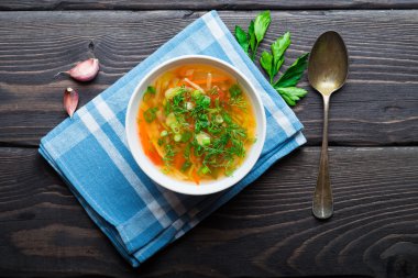 havuç ile sebze çorbası