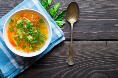 havuç ile sebze çorbası