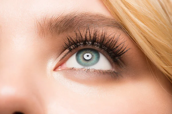 Eye makeup närbild — Stockfoto