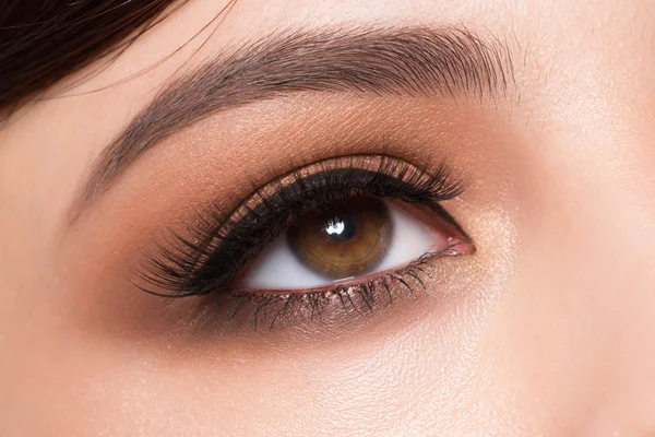 Augen Make-up Nahaufnahme — Stockfoto