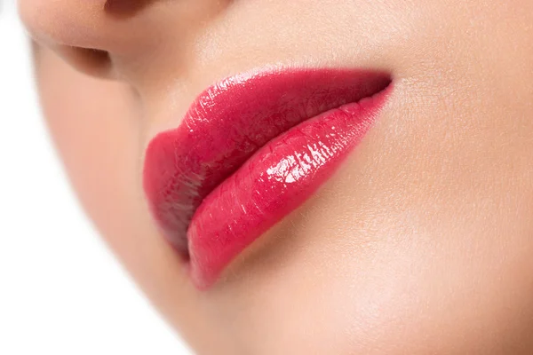 Sexy heldere lippen — Stockfoto