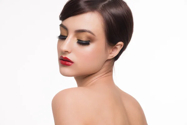 Woman with fashion makeup — Stock Photo, Image