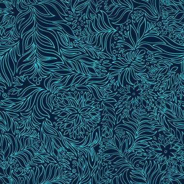 Kusursuz soyut çiçek deseni