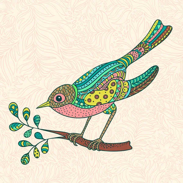 Parlak dekoratif kuş