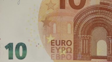 10 euro fatura olmak ayrıntıları gösteren dışarı Yakınlaştırılmış