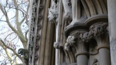 Westminster Abbey Kilisesi heykel duvarlar