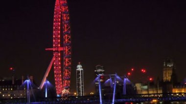 london eye gece manzarası