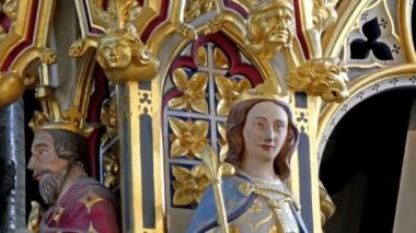 Mary ve Joseph görüntü Heykel Sergisi