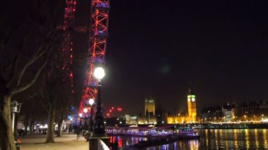 Westminster Londra gece görünümü