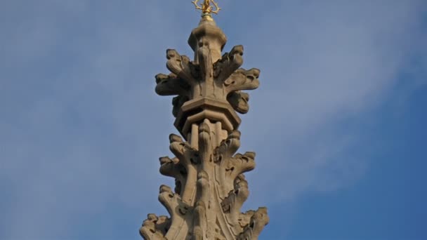 Große Mauern des Westmünsterpalastes — Stockvideo