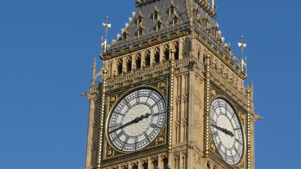 Vista al Big Ben en Londres — Vídeo de stock