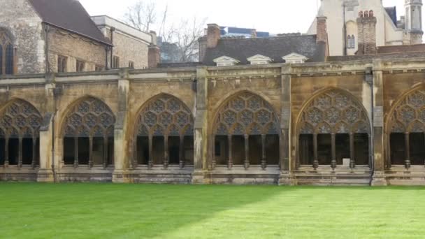 La vista trasera de la Abadía de Westminster — Vídeos de Stock