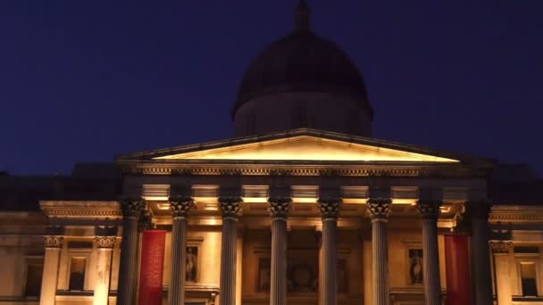 Nationalgalerie in London — Stockvideo