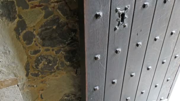 The beautiful door in Tower of London — Stock Video