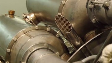 Klasik eski, eski model araba motoru