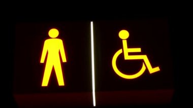 sopa adam ve engelli adam sembolü