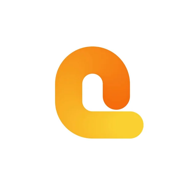 初始Q字母标志设计。用于标识、标题、标题、公司名称的渐变捻带。矢量说明 — 图库矢量图片