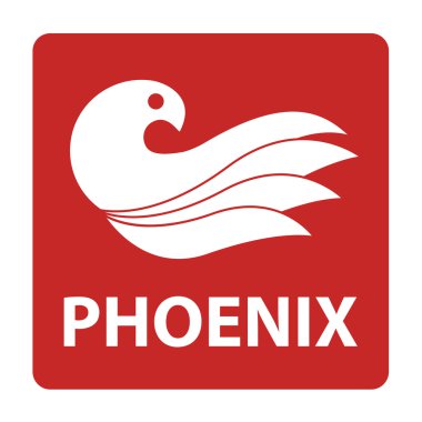 Düz anka kuşu logosu