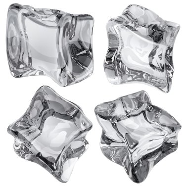 Gri opak buz küpleri