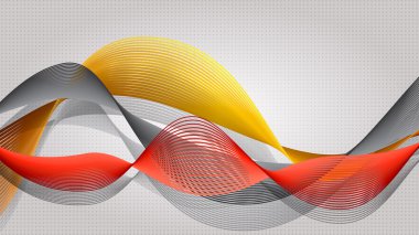 Dalgalarla soyut arkaplan