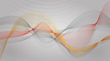 Dalgalarla soyut arkaplan