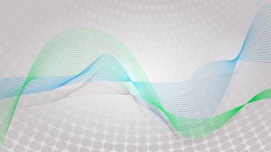 Dalgalarla soyut arkaplan