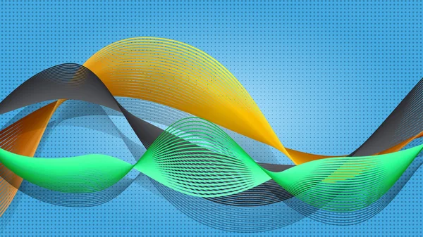 Dalgalarla soyut arkaplan