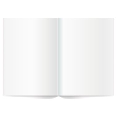 vektör boş dergi yayılır