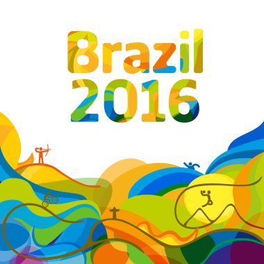 Yaz Olimpiyat Oyunları 2016 duvar kağıdı rengini