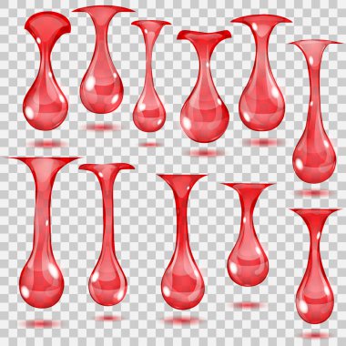 Damla asılı saydam