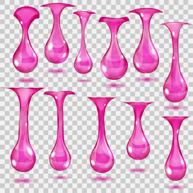 Damla asılı saydam