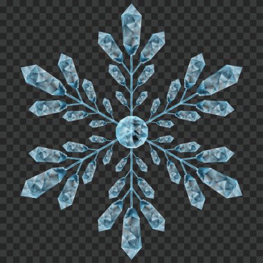 Büyük kristal kar tanesi