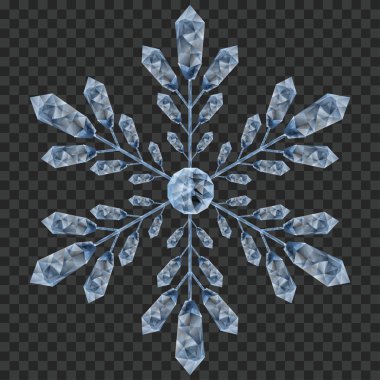 Büyük kristal kar tanesi