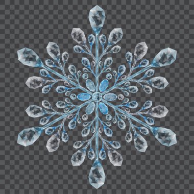 Büyük kristal kar tanesi