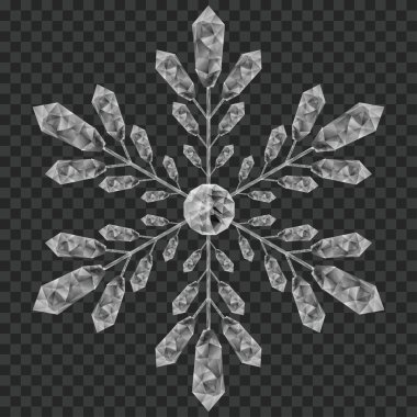 Büyük kristal kar tanesi