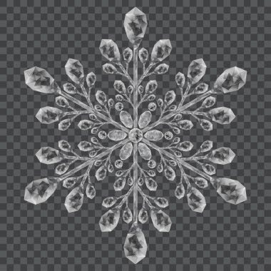 Büyük kristal kar tanesi