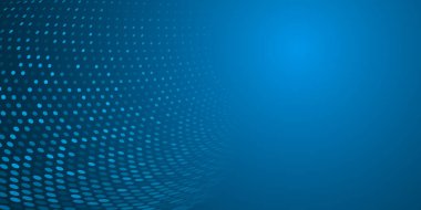 Mavi renkli yarım ton noktalardan oluşan soyut arkaplan