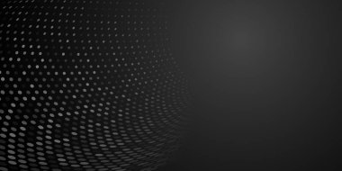 Siyah ve gri noktalardan oluşan soyut arkaplan