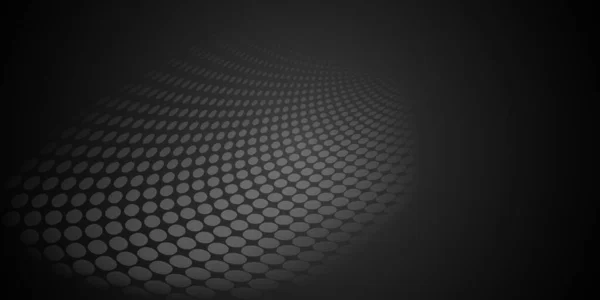 Fond Abstrait Composé Points Demi Teinte Noir Gris — Image vectorielle