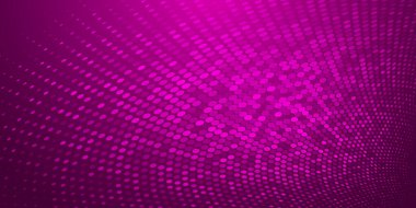 Mor renkli yarım ton noktalardan oluşan soyut arkaplan