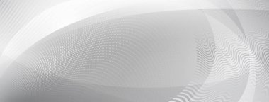 Kavislerden ve gri renkli yarım ton noktalardan oluşan soyut arkaplan