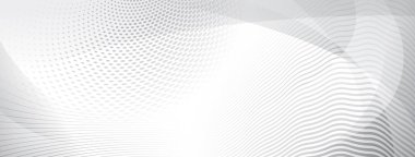 Kavislerden ve gri renkli yarım ton noktalardan oluşan soyut arkaplan