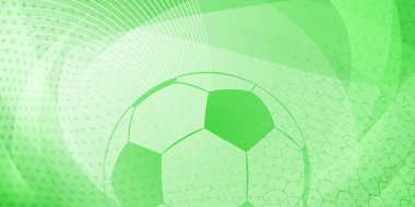 Yeşil renkli büyük topu olan futbol ya da futbol arkaplanı