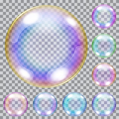 çok renkli sabun köpüğü kümesi