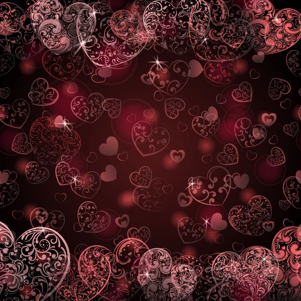 Contexte des cœurs — Image vectorielle